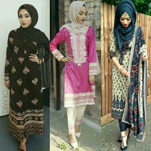 hijab with shalwar kamiz