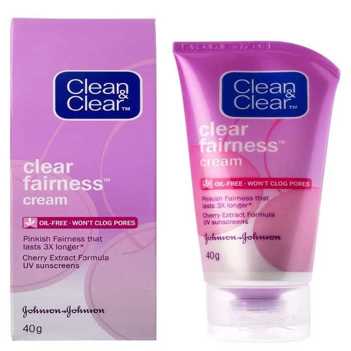 fairness cream by clean and clear