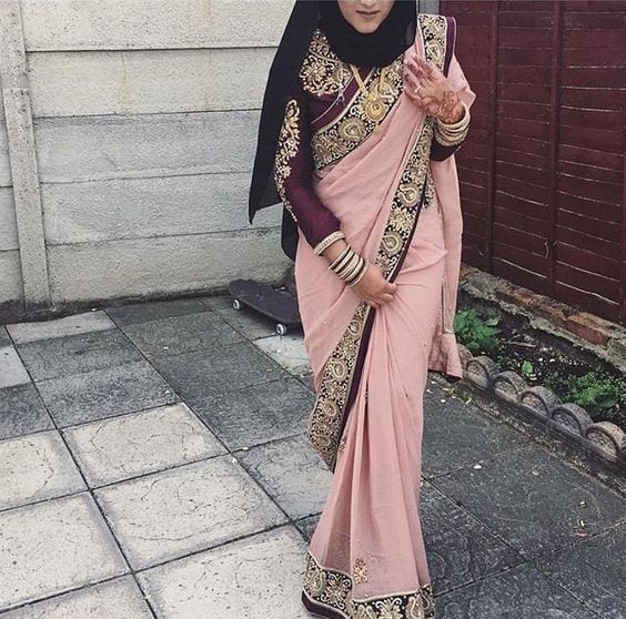25 Latest Wedding Saree Designs & Ideas for Muslim Brides