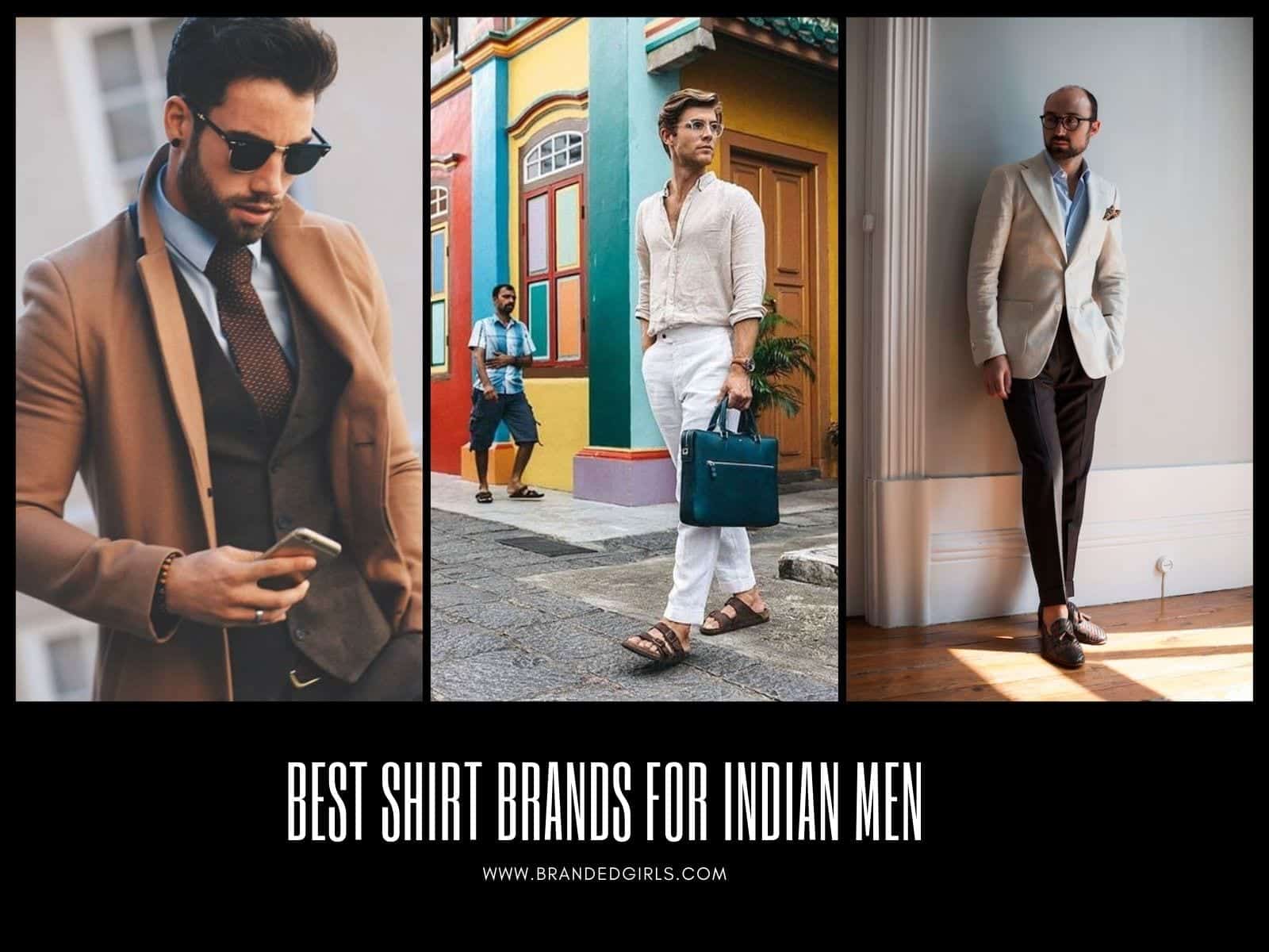 Top 20 Shirt Brands In India For Men - With Prices & Reviews