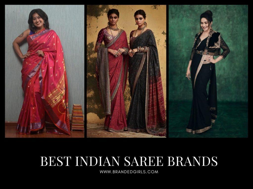 Top 21 Indian Saree Brands with Price Reviews