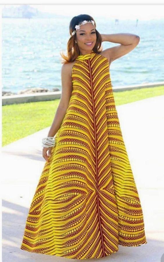 20 Gorgeous Ankara Gown Styles & Ideas On How To Wear Them