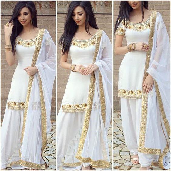 30 Ideas On How To Wear White Shalwar Kameez For Women
