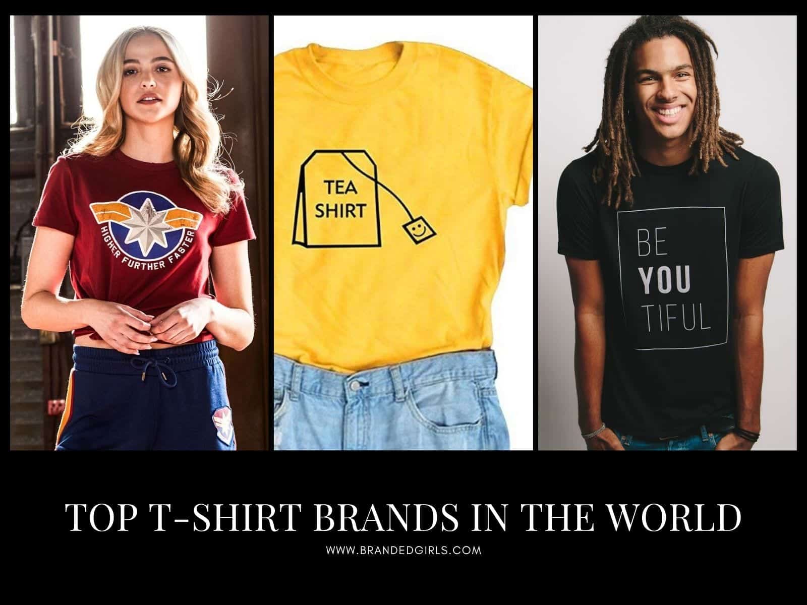 Top 19 T shirt Brands in the World For Men And Women