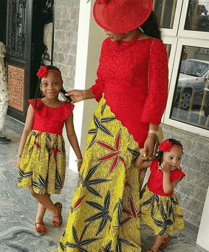 Matching Ankara Sets- 20 Best Mother Daughter Ankara Outfits