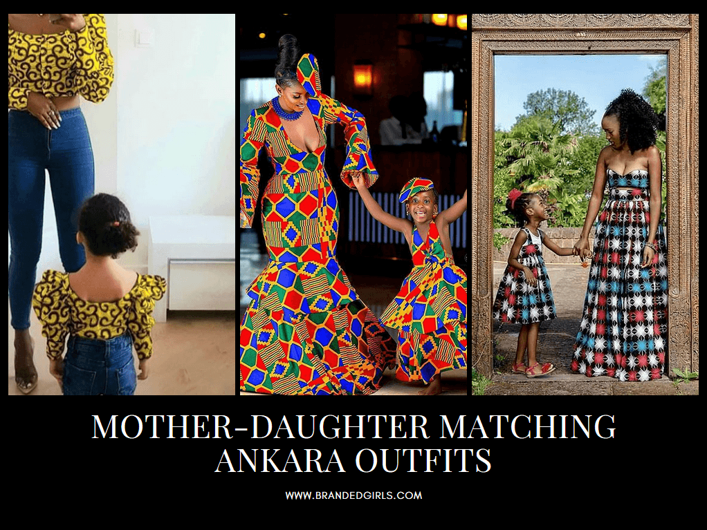 Matching Ankara Sets- 20 Best Mother Daughter Ankara Outfits