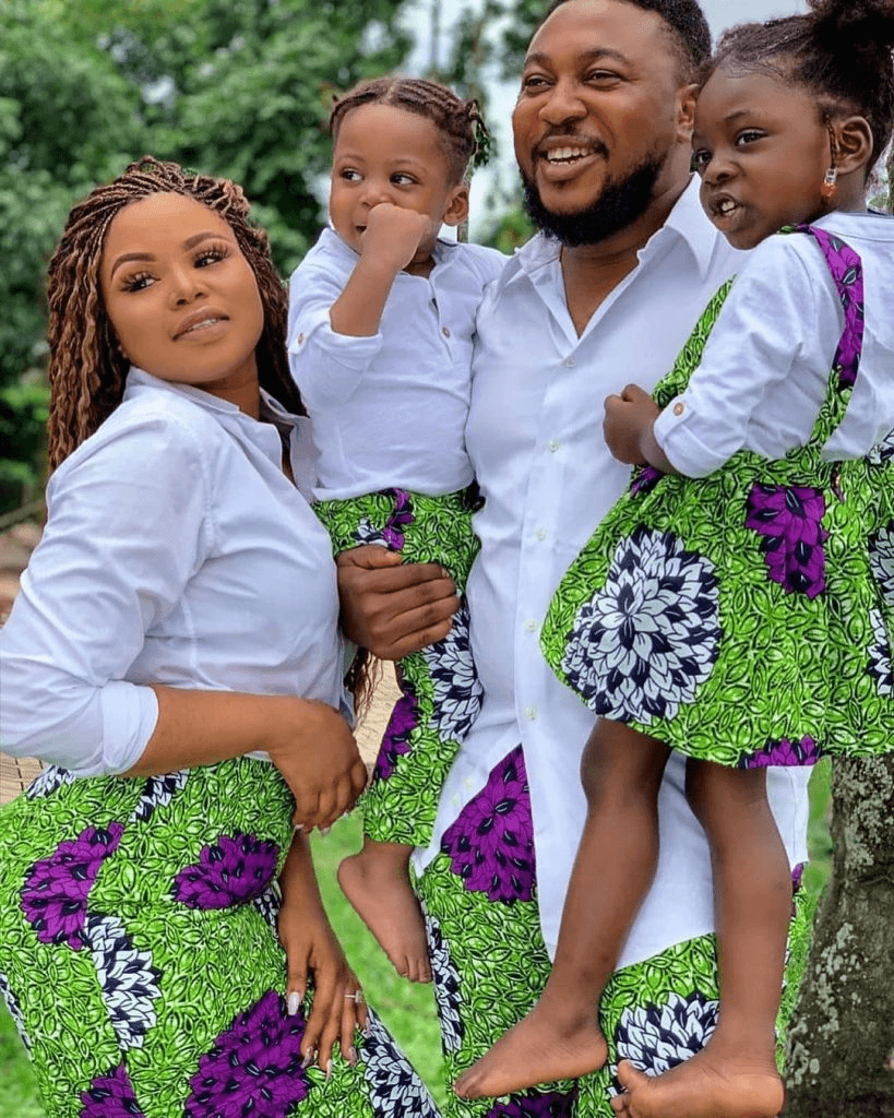 matching african outfits for family