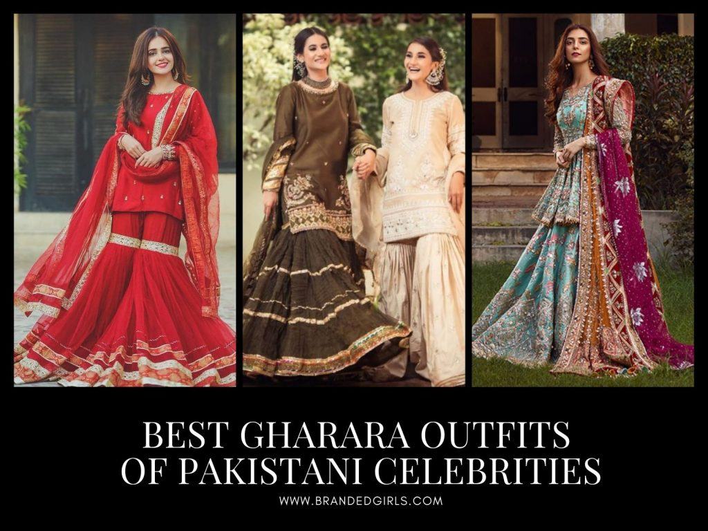 25 Gharara Outfits of Pakistani Celebrities Influencers