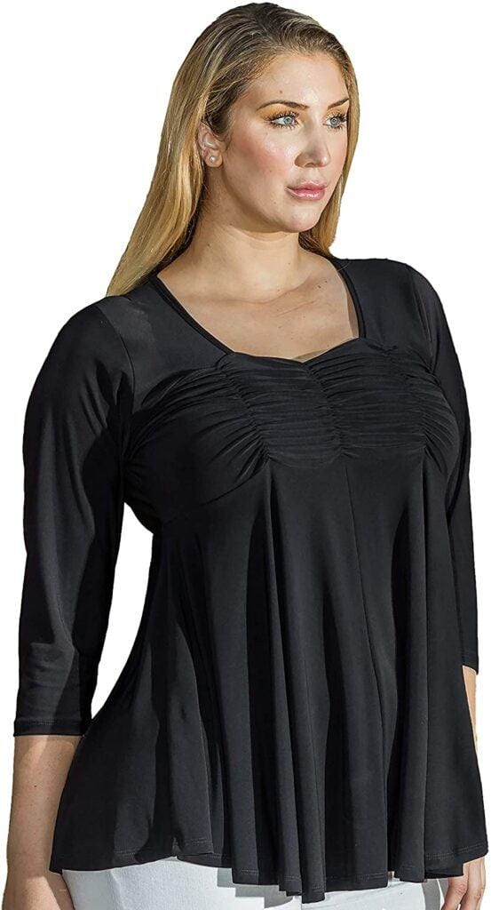 Best Tops for Busty Women 18 Stylish Shirts for Big Busts