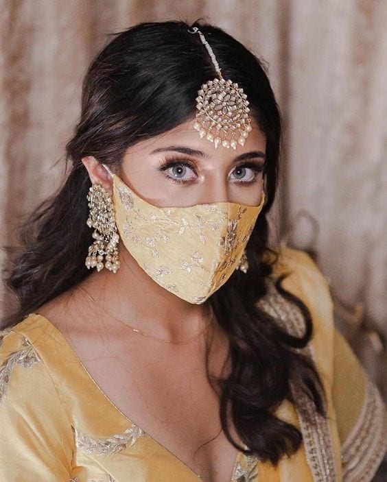 Top 20 Bridal Masks for Desi Brides during COVID Weddings