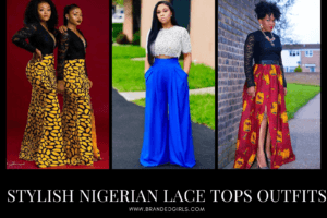How to Wear Nigerian Lace Tops Stylish Nigerian Lace Tops