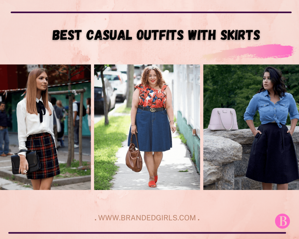 15 Casual Outfits With Skirts - How to Wear Skirts Casually?