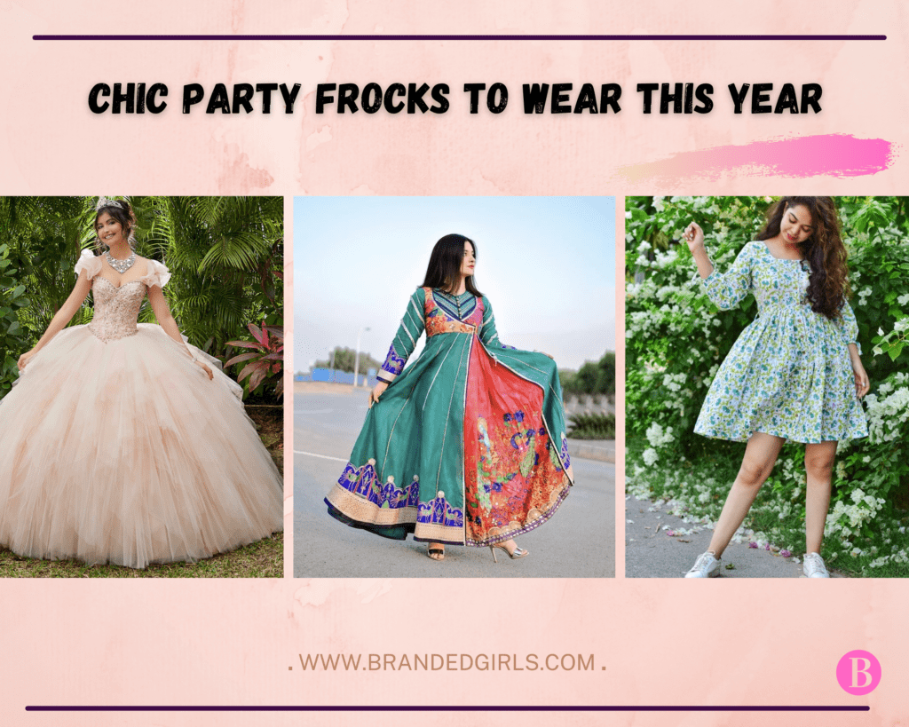 chic party frocks