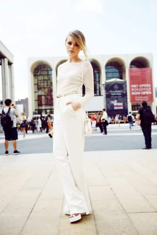 All White Business Wear Outfits 14