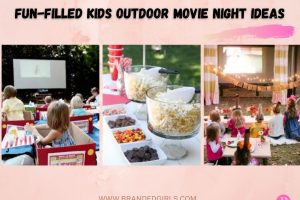 15 Fun Filled Kids Outdoor Movie Night Party Ideas For 2022