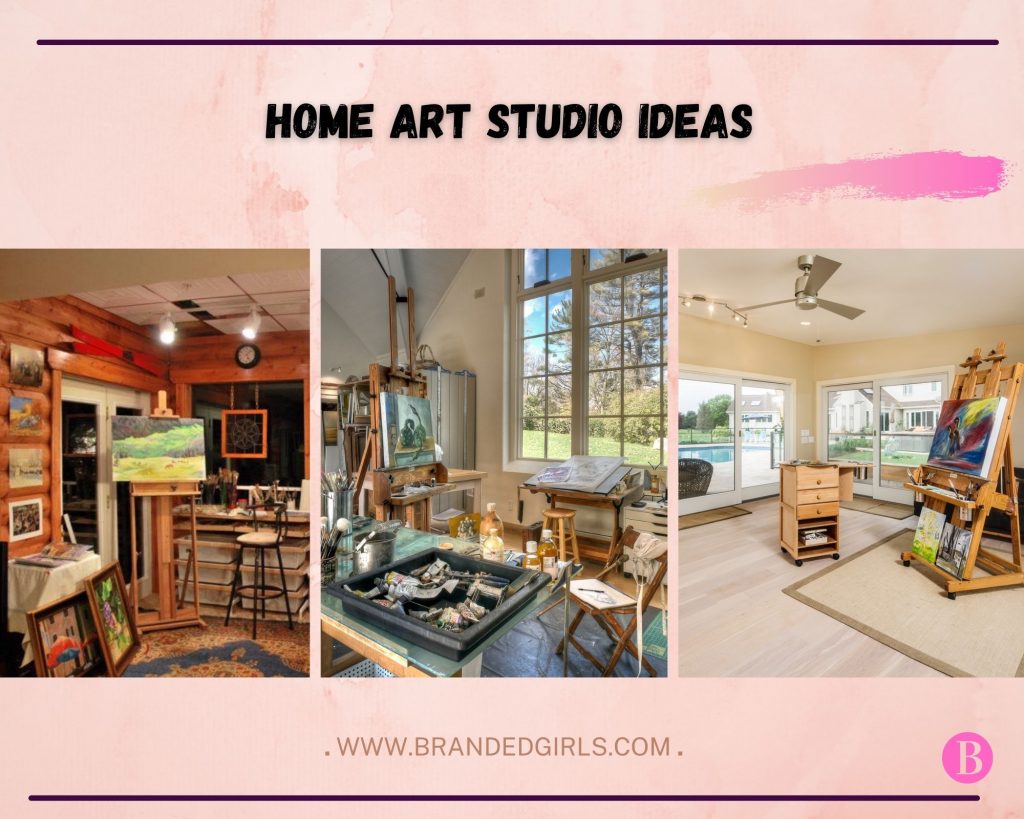 Home Art Studio Ideas – 15 Art Studio Interior Design Ideas