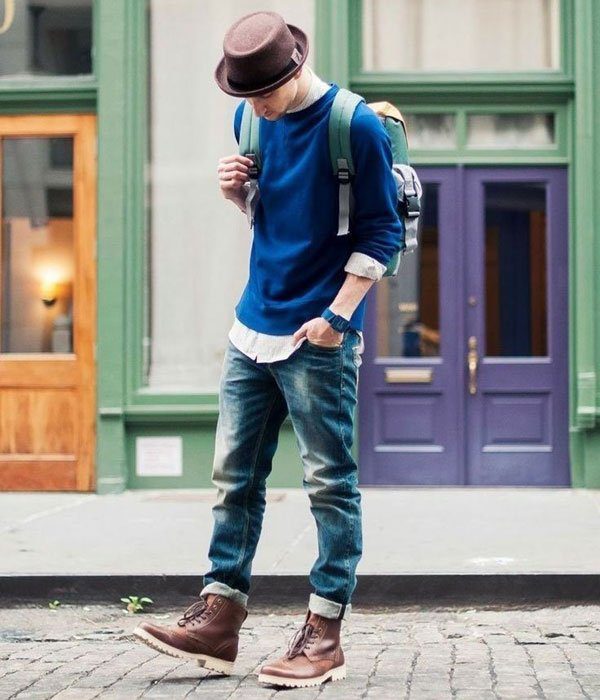 Sweater Outfits for Skinny Guys 15