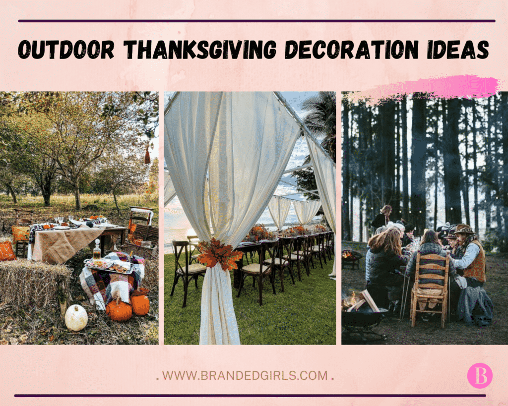 Outdoor Thanksgiving Decoration Ideas