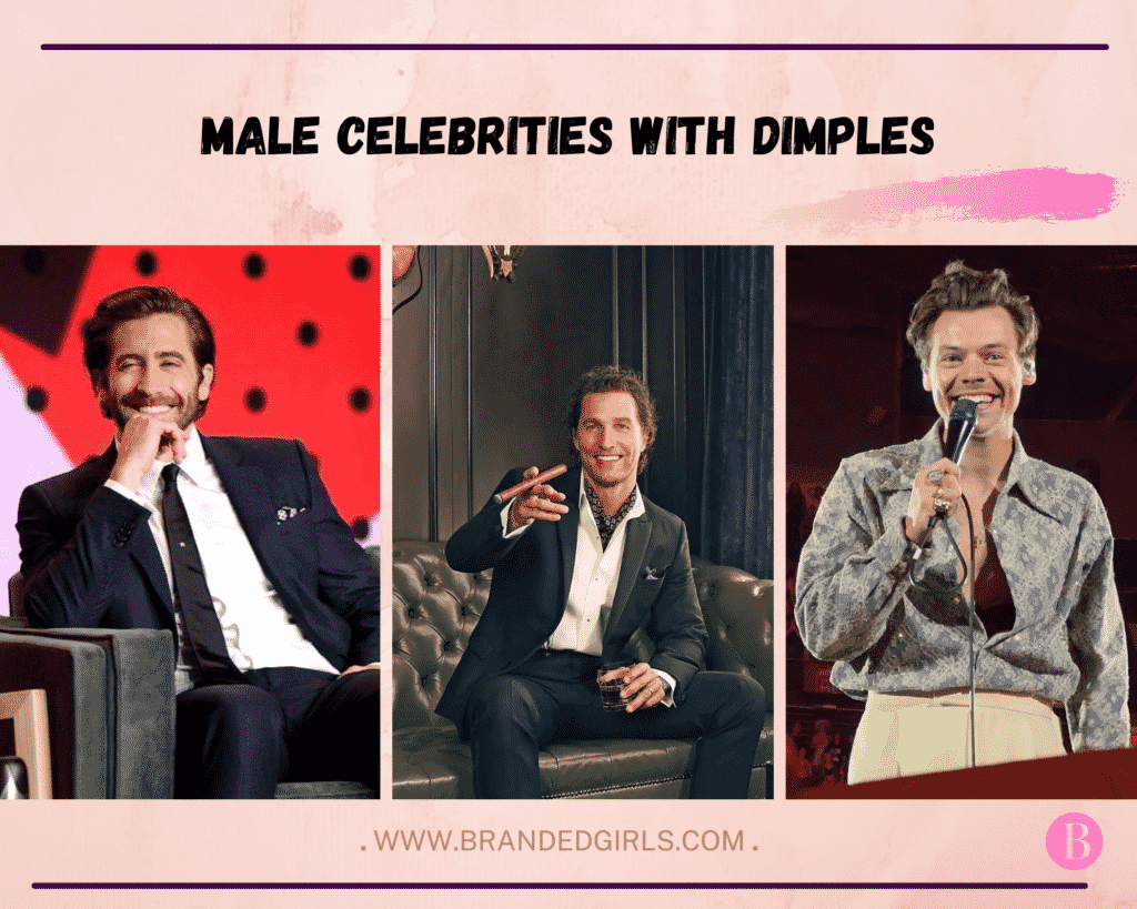 20 Hottest Male Celebrities With Dimples Youll Love