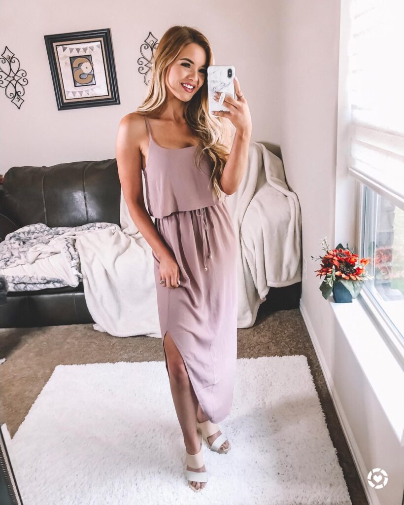 maxi dress outfits for skinny girls