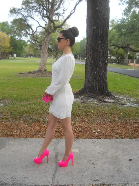 What to Wear with Pink Heels 21 Outfits With Hot Pink Heels