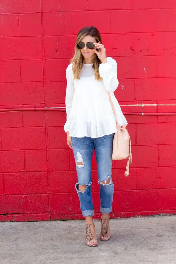 what to wear with fringe heels
