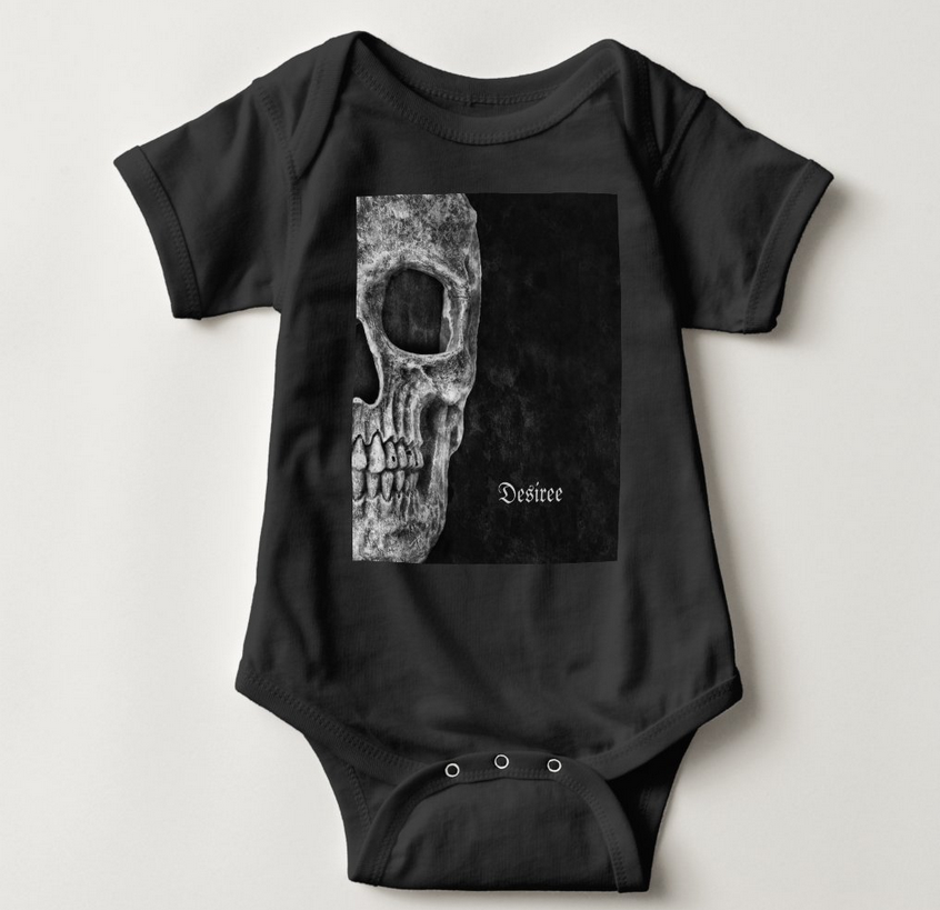 Goth baby clothes