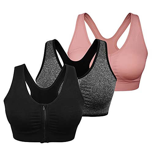 best zip front sports bra after breast reduction