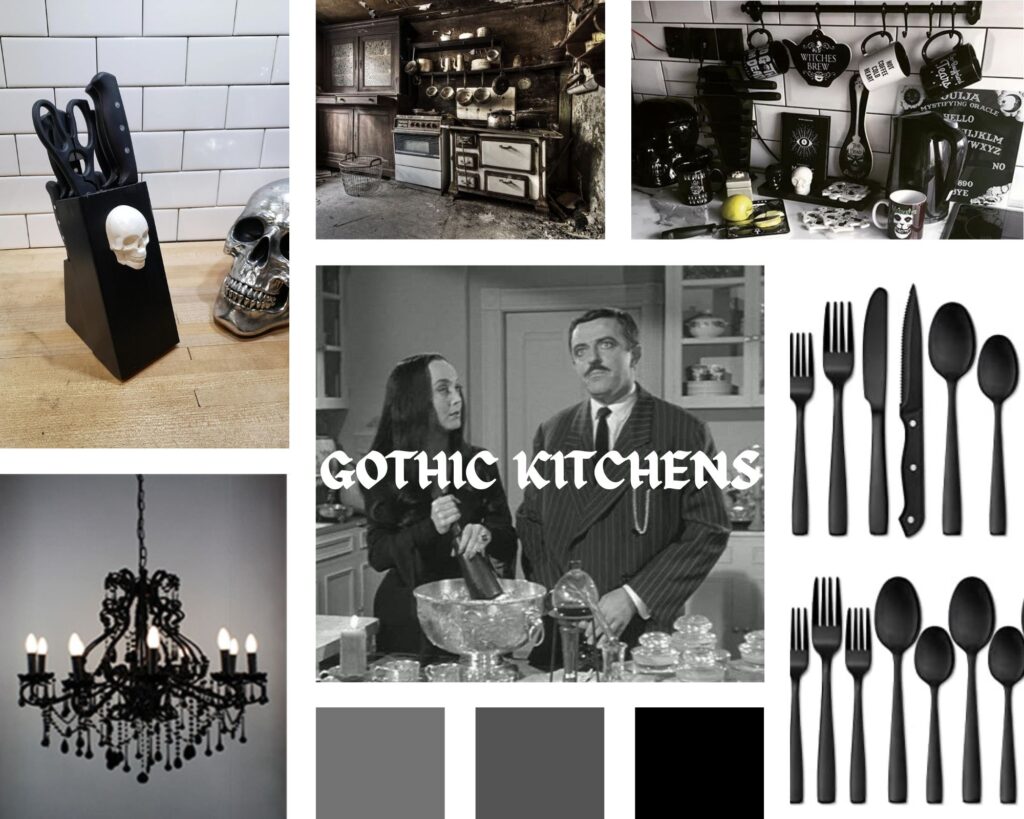 Goth Kitchen Decor Ideas